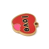304 Stainless Steel Enamel Charms LS-STAS-P388-19F-G-2