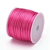 Nylon Satin Rattail Cords NWIR-L006-1mm-33-2