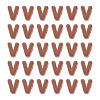 Opaque Acrylic European Beads OACR-TAC0019-006V-2