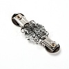 Vintage Alloy Rhinestone Sweater Clips JEWB-WH0011-43-2