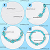 SUNNYCLUE DIY Ocean Theme Bracelet Making Kit DIY-SC0024-66-6