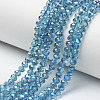 Electroplate Glass Beads Strands EGLA-A034-T2mm-I04-1