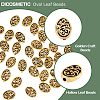 DICOSMETIC 80Pcs Hollow Tibetan Style Alloy Beads TIBEB-DC0001-03-4