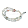 Natural Flower Amazonite Beads Strands G-Z006-A20-3