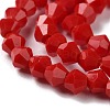 Opaque Solid Color Imitation Jade Glass Beads Strands LS-EGLA-A039-P4mm-D02-3