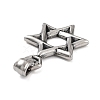 316 Surgical Stainless Steel Pendants STAS-K276-14B-AS-2