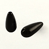 ABS Plastic Imitation Pearl Teardrop Beads X-MACR-S266-A40-1