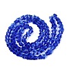 Transparent Glass Beads Strands GLAA-Q118-01A-B02-2