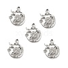 Alloy Rhinestone Pendants ALRI-C007-15P-1