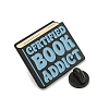 Book Addict Zinc Alloy Brooches JEWB-A023-01F-3