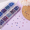 48G 12 Colors Glass Hotfix Rhinestone DIY-TA0004-53-16