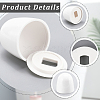 20Pcs PP Plastic Toilet Bolt Caps FIND-CN0001-92-5