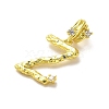 Rack Plating Brass Micro Pave Cubic Zirconia European Dangle Charms KK-L210-015G-Z-2