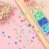 658Pcs 7 Colors Eco-Friendly Handmade Polymer Clay Beads CLAY-YW0001-78-5