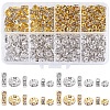 520Pcs Brass Rhinestone Spacer Beads RB-PA0001-07B-1