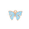 Zinc Alloy Enamel Butterfly Jewelry Pendant ENAM-TAC0007-09A-1