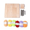 Square Wood Crochet Blocking Board SENE-PW0015-01A-1