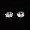 Silver Color Plated Brass Bicone Spacer Beads X-KK-EC008-S-NF-2