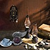 DIY Oval Poplar Wood Wall Display Stand Decorations DJEW-CN0001-19B-6
