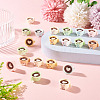 42Pcs 7 Colors Coffee Cup Resin Mini Model DJEW-TA0001-40-5