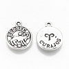 Tibetan Style Alloy Charms TIBE-Q084-03AS-LF-2