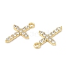 Alloy Rhinestone Pendants X-ALRI-P005-02G-2