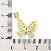 Brass Micro Pave Cubic Zirconia Pendants FIND-Z023-10A-3