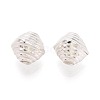 925 Sterling Silver Corrugated Beads STER-N016-127S-3