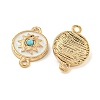 Alloy Enamel Links Connector Charms ENAM-S003-01K-2