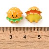 Cartoon Imitation Food Alloy Enamel European Beads FIND-U008-01G-C-2