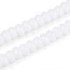 Opaque Spray Painted Glass Beads GLAA-ZX008-8mm-18G-1