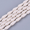 Opaque Solid Color Glass Beads Strands LS-GLAA-T009-001F-1