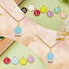 120Pcs 12 Colors Golden Plated Alloy Charms ENAM-SZ0001-64S-3