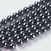 Non-Magnetic Synthetic Hematite Beads Strands G-H1071-1-1