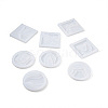 Boutigem 8Pcs 8 Style Cup Mat Silicone Molds DIY-BG0001-27-2