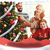 Gorgecraft White Faux Fur Ribbon Trim Fabric Roll for Christmas Tree Decor or Wreath Bows Craft DIY-GF0006-66-7