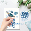 8 Sheets 8 Styles PVC Waterproof Wall Stickers DIY-WH0345-218-3