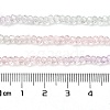 Transparent Painted Glass Beads Strands LS-DGLA-A034-T1mm-A23-3