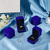 Square Velvet Ring Boxes VBOX-WH0002-01D-5