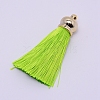 Polyester Tassel Big Pendants FIND-WH0062-02J-1