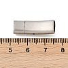 304 Stainless Steel Snap Lock Clasps STAS-U055-02E-P-3