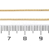 Brass Venetian Chain NJEW-E151-04G-3