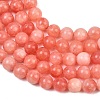 Natural Dyed White Jade Beads Strands GG-CBAEB22-B01-8mm-13-3