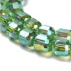 Electroplate Glass Beads X1-EGLA-D030-19K-3