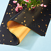 20 Sheets Plastic Gold Foil Flower Bouquets Wrapping Packaging DIY-TAC0025-13B-8