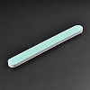 Rectangle Plastic Silver Polishing Stick AJEW-N022-03-1