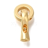 Brass Fold Over Clasps KK-K389-024G-1