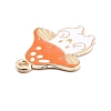 Autumn Theme Alloy Enamel Pendants X-ENAM-E361-03LG-4