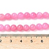 Natural Mashan Jade Round Beads Strands G-D263-6mm-XS34-2