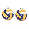 Alloy Enamel Pendants ENAM-T022-14-1